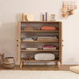 Hanah Home Armario Multiusos Pebble 95x111x36cm Tablero de Partículas Melamina
